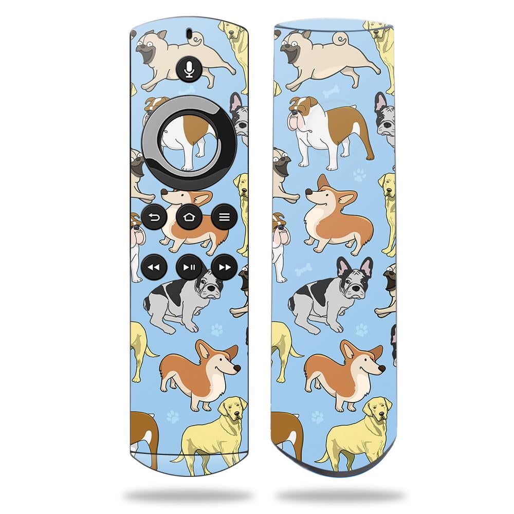 Picture of MightySkins CF-AMFREM-Puppy Party Carbon Fiber Skin for Amazon Fire TV Remote - Puppy Party