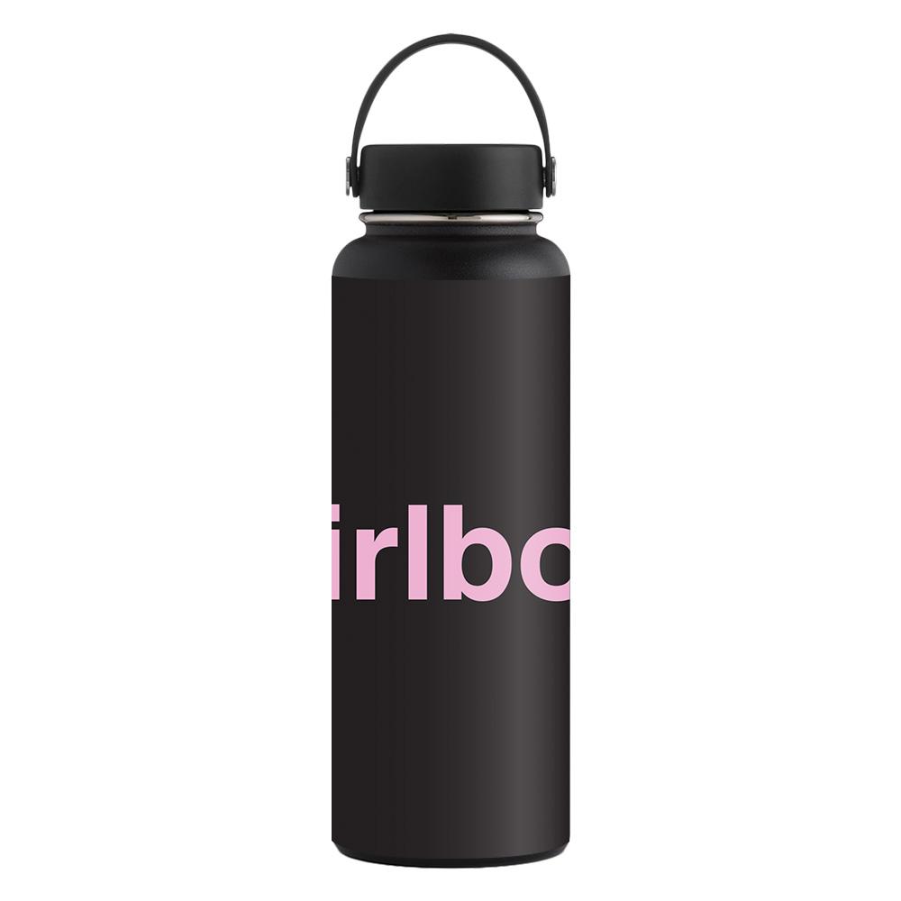 Picture of MightySkins CF-HFWI40-Girl Boss Carbon Fiber Skin for Hydro Flask 40 oz Wide Mouth Sticker - Girl Boss