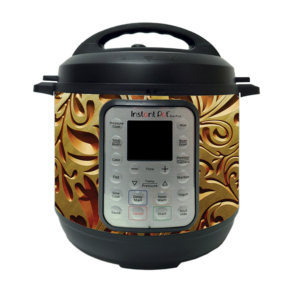 Picture of MightySkins INPTDO6QT-Mosaic Gold Skin Decal Wrap for Instant Pot Duo 6 qt. Sticker - Mosaic Gold