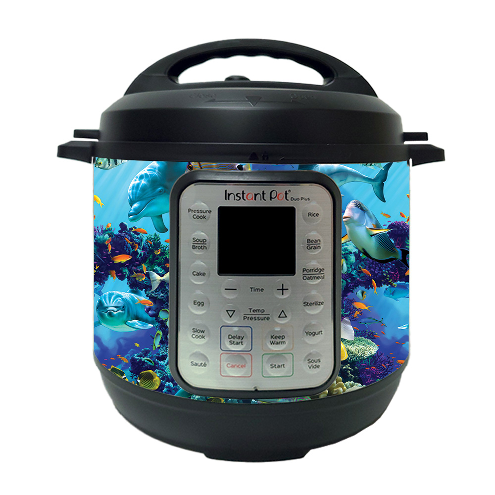 Picture of MightySkins INPTDO6QT-Ocean Friends Skin Decal Wrap for Instant Pot Duo 6 qt. Sticker - Ocean Friends