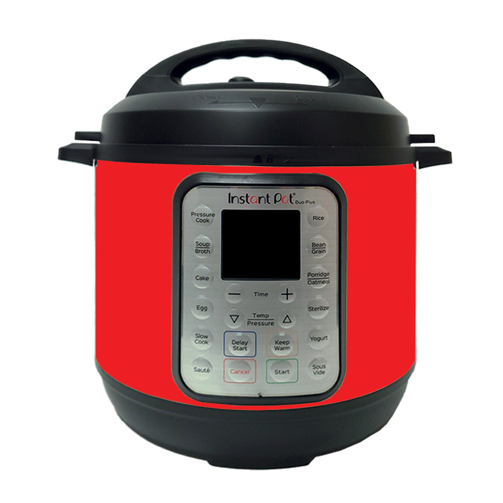 Picture of MightySkins INPTDO6QT-Solid Red Skin Decal Wrap for Instant Pot Duo 6 qt. Sticker - Solid Red