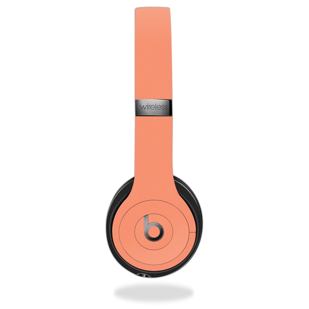 CF-BESOLO3WI-Solid Peach Carbon Fiber Skin Decal Wrap for Beats by Dr. Dre Solo 3 Wireless - Solid Peach -  MightySkins