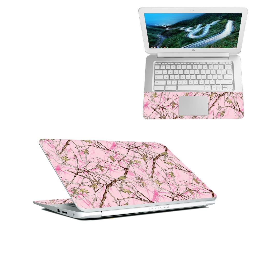 CF-HPCH1418-Conceal Pink Carbon Fiber Skin Decal Wrap for HP Chromebook 14 in. 2018 Sticker - Conceal Pink -  MightySkins