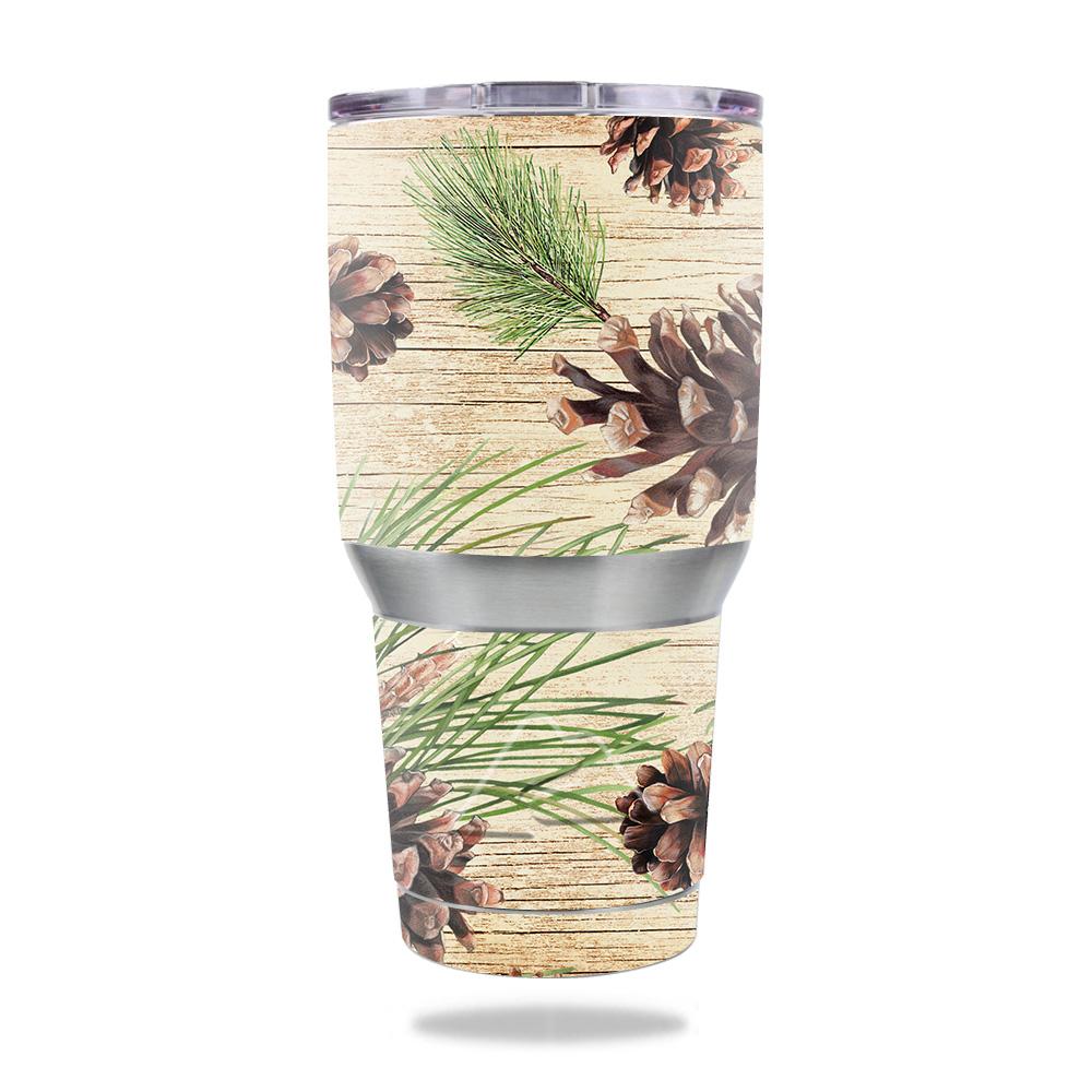 Picture of MightySkins OZTUM30-Pine Collage Skin Decal Wrap for Ozark Trail 30 oz Tumbler - Pine Collage