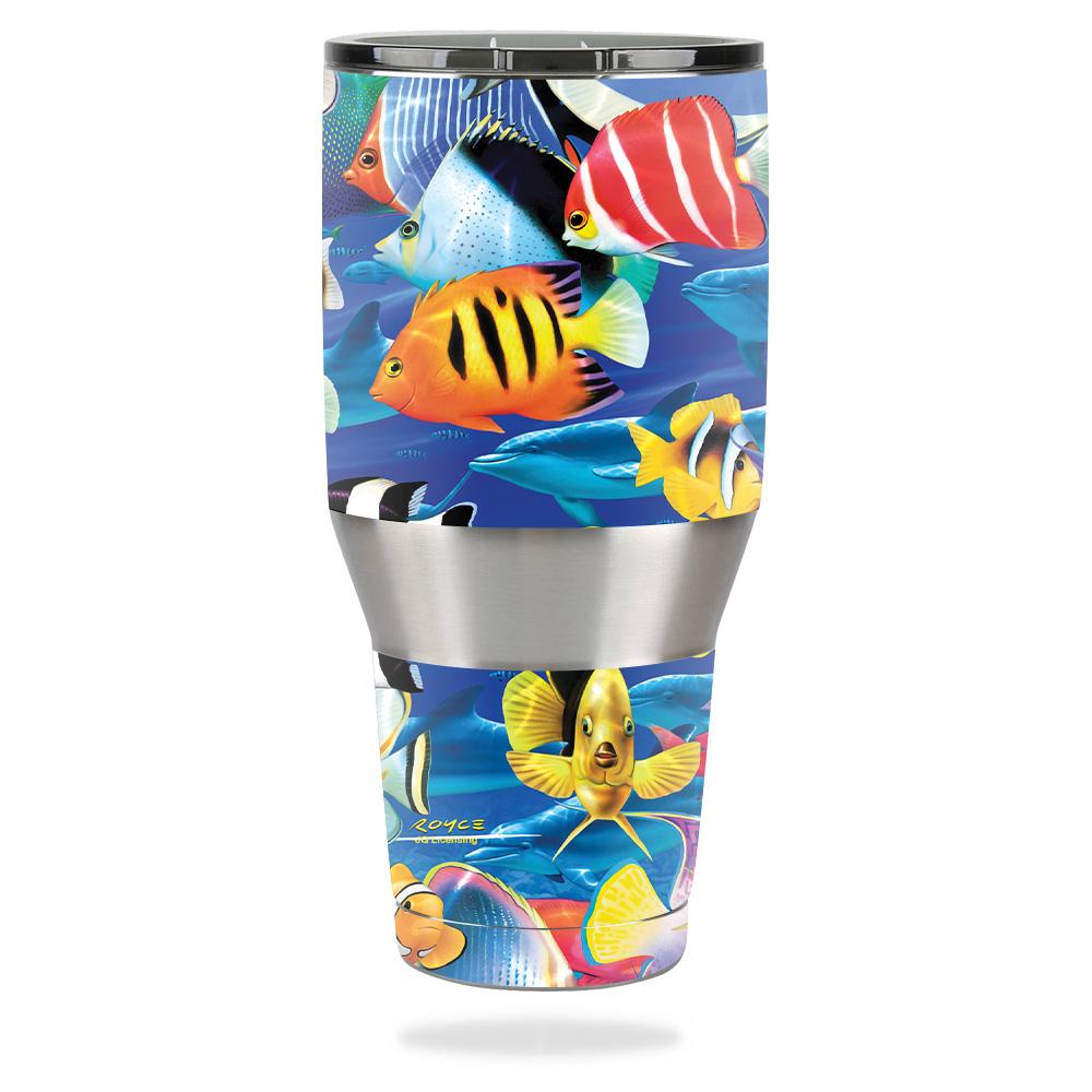 Picture of MightySkins OZTUM40-Tropical Fish Skin Decal Wrap for Ozark Trail 40 oz Tumbler - Tropical Fish