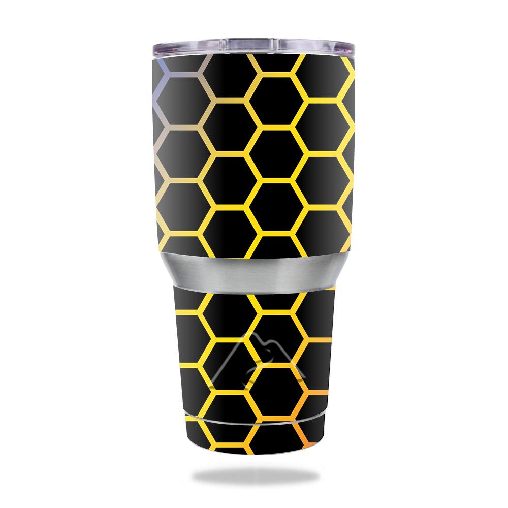 Picture of MightySkins OZTUM30-Primary Honeycomb Skin Decal Wrap for Ozark Trail 30 oz Tumbler - Primary Honeycomb