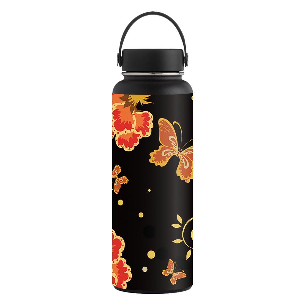 Picture of MightySkins CF-HFWI40-Flower Dream Carbon Fiber Skin for Hydro Flask 40 oz Wide Mouth Sticker - Flower Dream