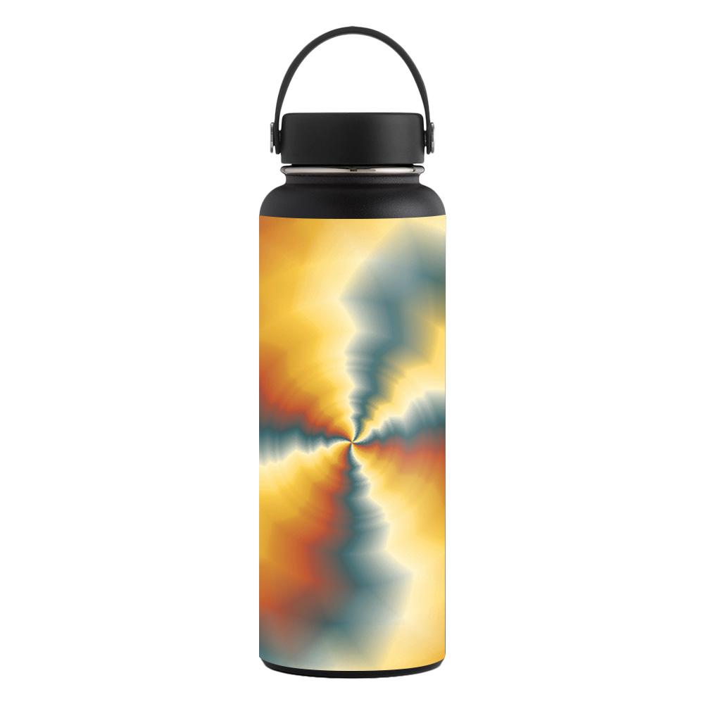 Picture of MightySkins CF-HFWI40-Eye Of The Storm Carbon Fiber Skin for Hydro Flask 40 oz Wide Mouth Sticker - Eye of the Storm