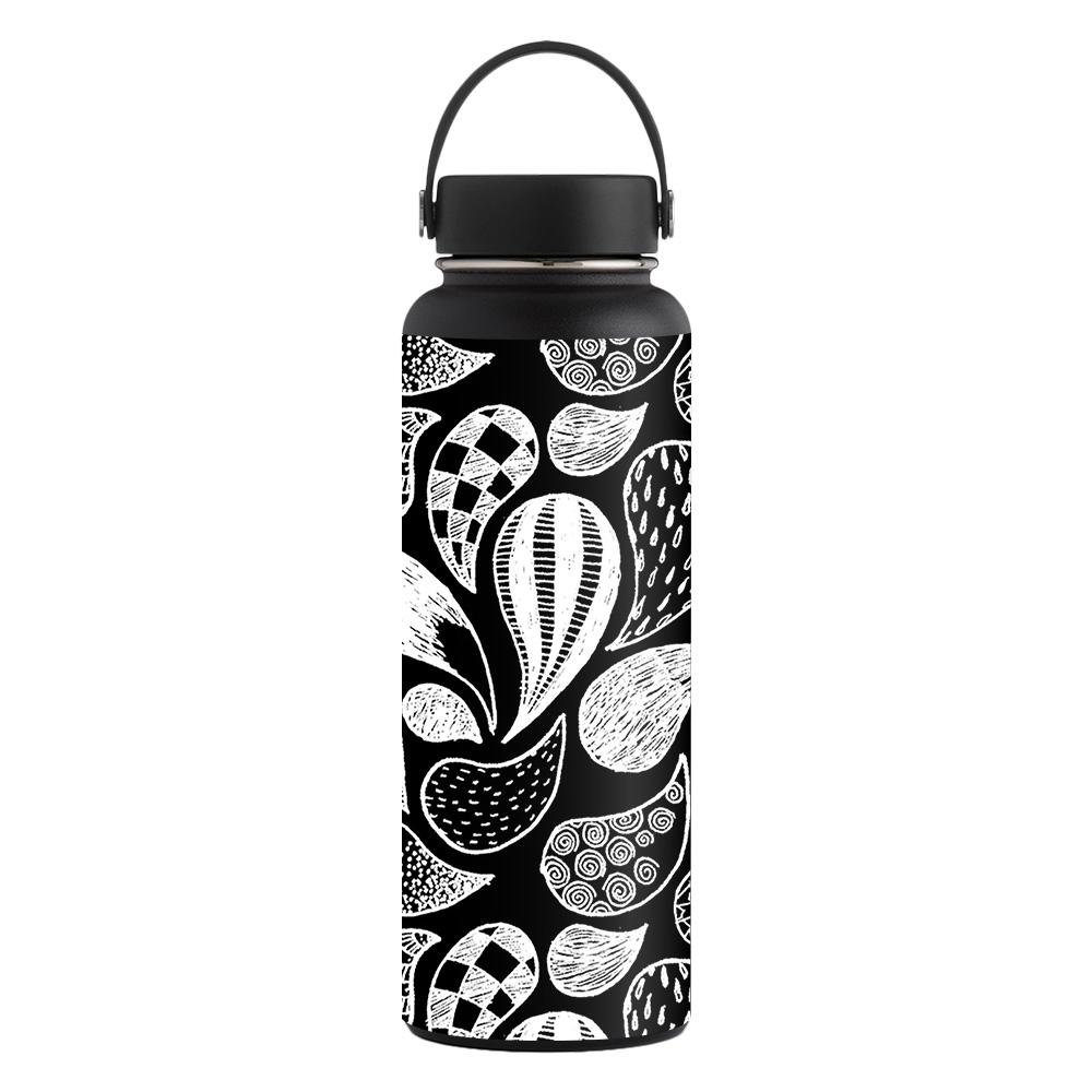 Picture of MightySkins CF-HFWI40-Drops Carbon Fiber Skin for Hydro Flask 40 oz Wide Mouth Sticker - Drops