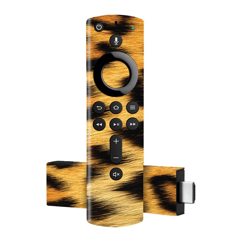 AMFTV4K-Cheetah Skin Decal Wrap for Amazon Fire TV Stick 4K 2018 & 2020 Sticker - Cheetah -  MightySkins