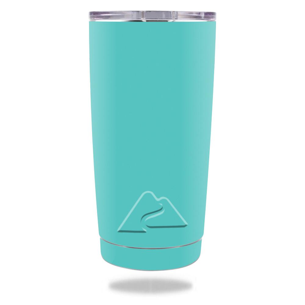 Picture of MightySkins OZTUM20-Solid Turquoise Skin Decal Wrap for Ozark Trail 20 oz Tumbler 2016 - Solid Turquoise