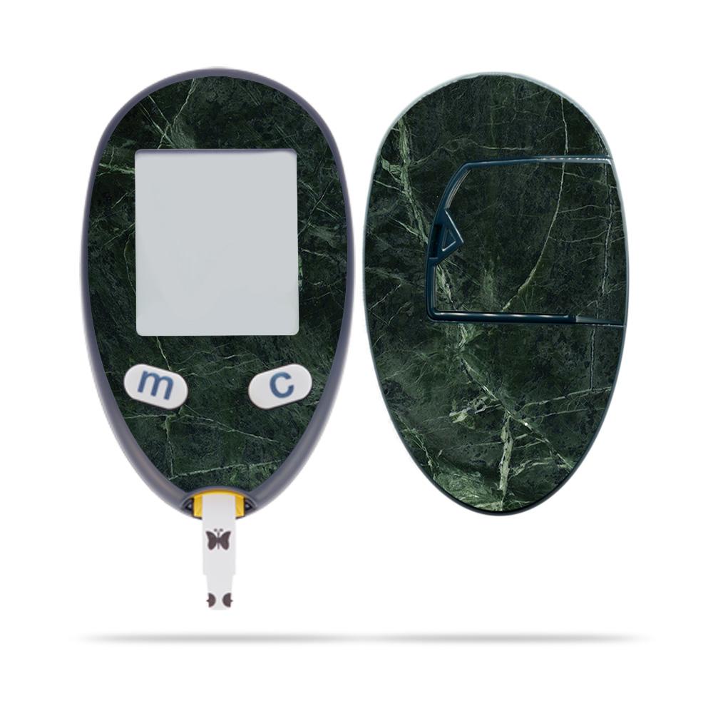Picture of MightySkins ABFRFRLI-Green Marble Skin Decal Wrap for Abbott Freestyle Freedom Lite Sticker - Green Marble