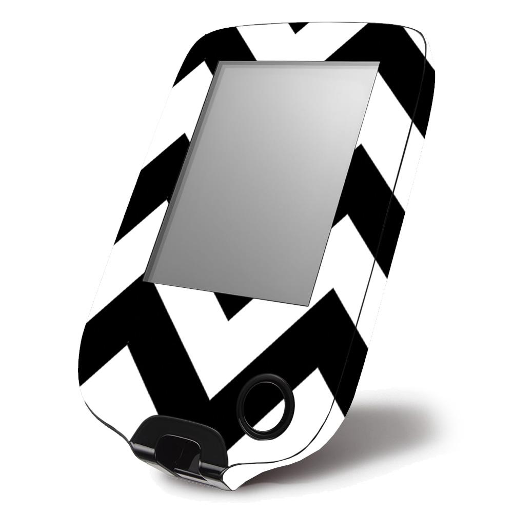Picture of MightySkins ABFRLI10D-Black Chevron Skin Decal Wrap for Abbott Freestyle Libre 1 & 2 Sticker - Black Chevron