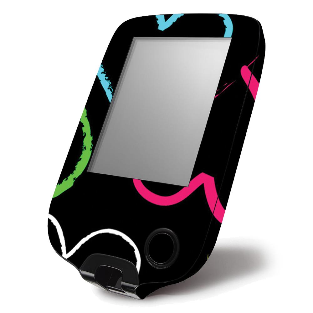 Picture of MightySkins ABFRLI10D-Hearts Skin Decal Wrap for Abbott Freestyle Libre 1 & 2 Sticker - Hearts