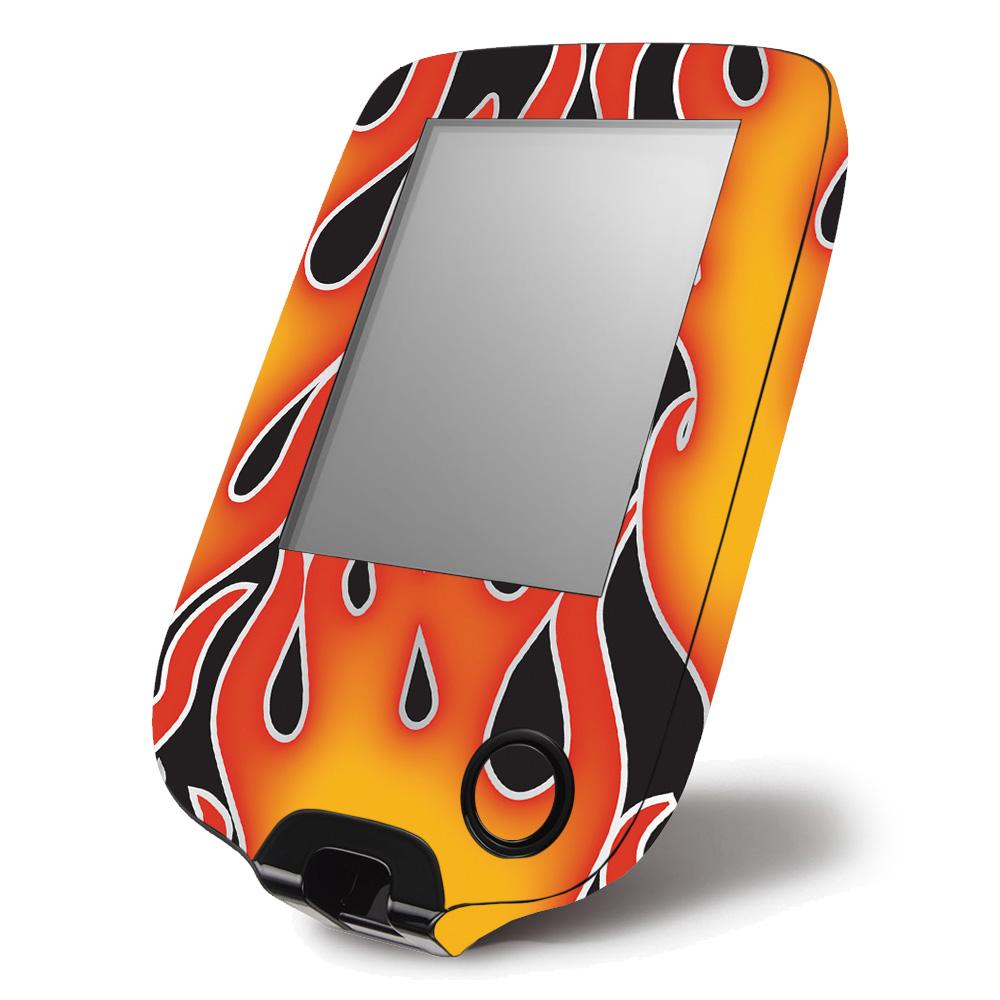 Picture of MightySkins ABFRLI10D-Hot Flames Skin Decal Wrap for Abbott Freestyle Libre 1 & 2 Sticker - Hot Flames