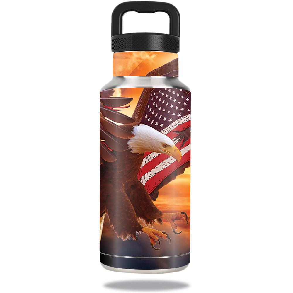 Picture of MightySkins OZBOT36-Bald Eagle Skin Decal Wrap for Ozark Trail Water Bottle 36 oz Sticker - Bald Eagle