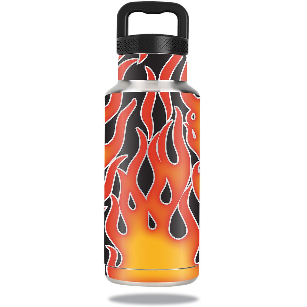 Picture of MightySkins OZBOT36-Hot Flames Skin Decal Wrap for Ozark Trail Water Bottle 36 oz Sticker - Hot Flames