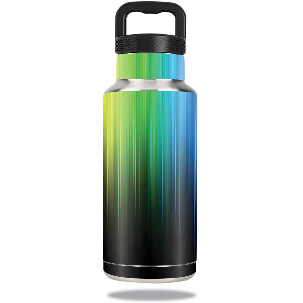 Picture of MightySkins OZBOT36-Rainbow Streaks Skin Decal Wrap for Ozark Trail Water Bottle 36 oz Sticker - Rainbow Streaks