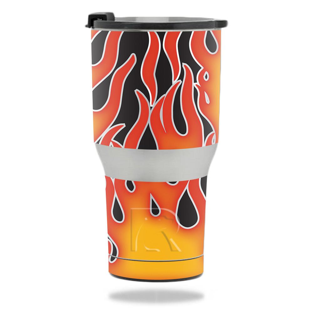 Picture of MightySkins RTTUM2017-Hot Flames Skin Decal Wrap for Rtic Tumbler 20 oz 2017 Sticker - Hot Flames
