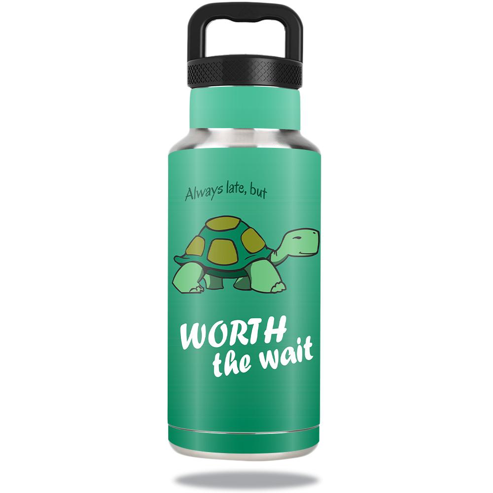 Picture of MightySkins OZBOT36-Late Turtle Skin Decal Wrap for Ozark Trail Water Bottle 36 oz - Late Turtle