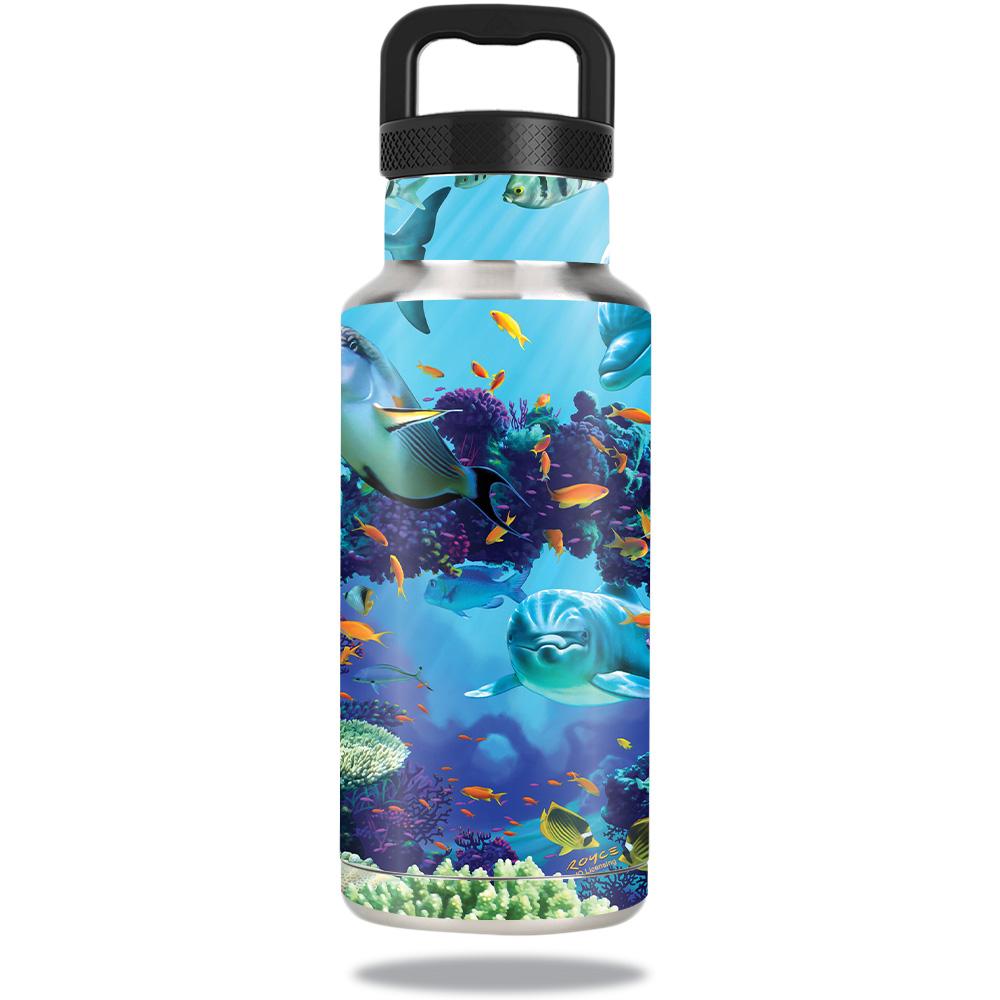 Picture of MightySkins OZBOT36-Ocean Friends Skin Decal Wrap for Ozark Trail Water Bottle 36 oz - Ocean Friends