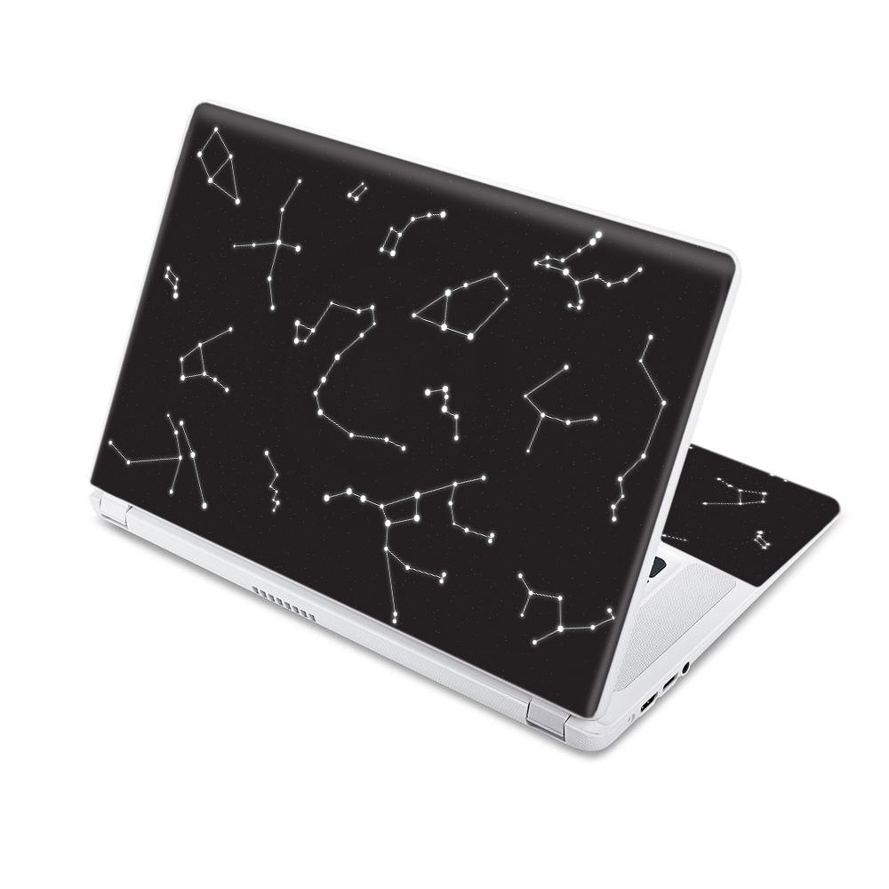CF-ACCR15-Constellations Carbon Fiber Skin Decal Wrap for Acer Chromebook 15 15.6 in. 2017 - Constellations -  MightySkins