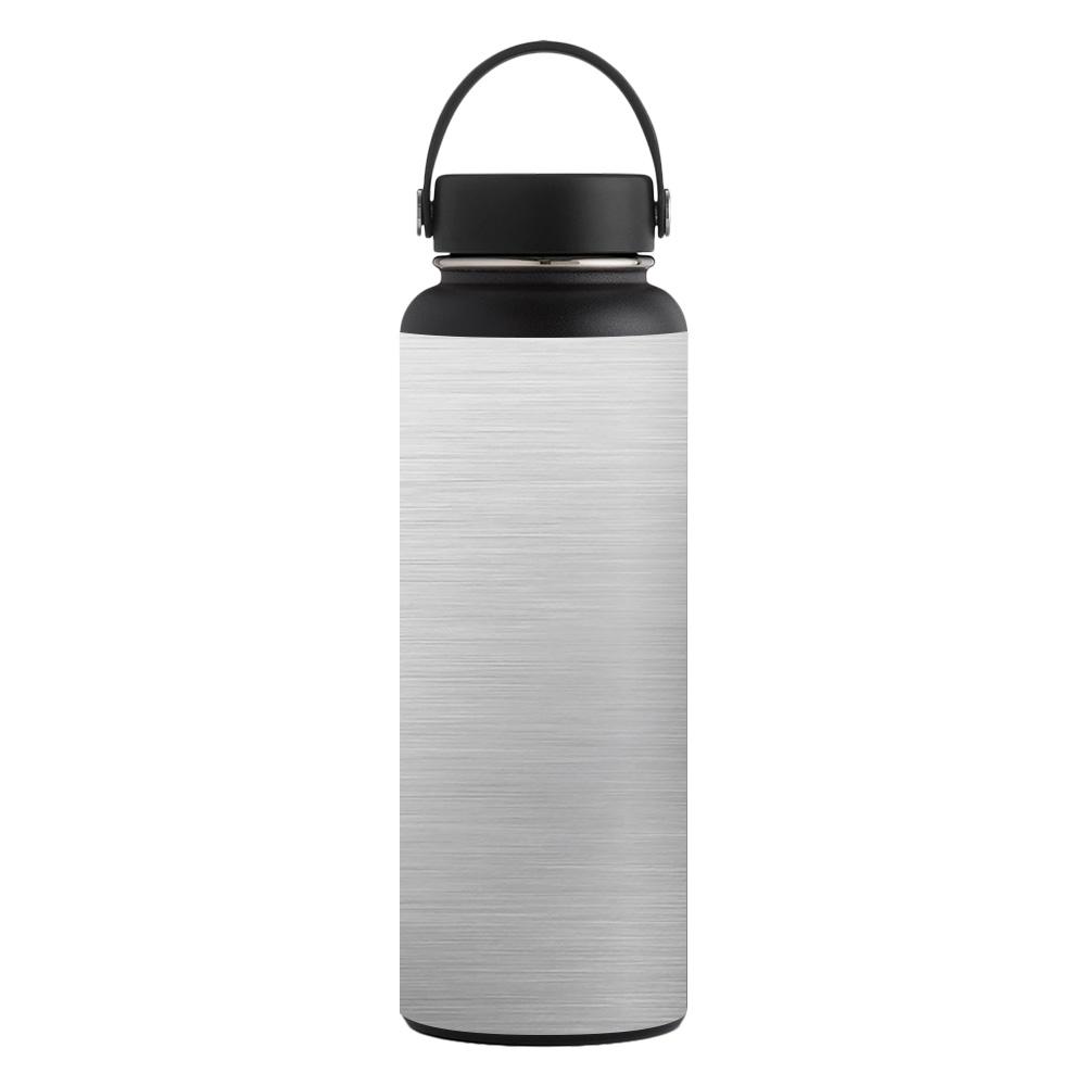 Picture of MightySkins CF-HFWI40-Cold Steel Carbon Fiber Skin for Hydro Flask 40 oz Wide Mouth Sticker - Cold Steel