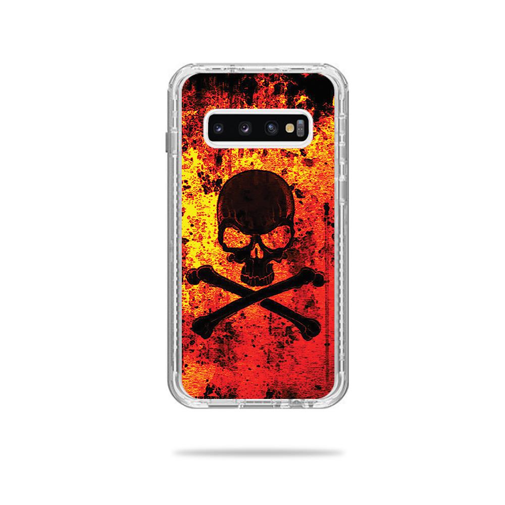 LIFNESA10PL-Bio Skull Skin Decal Wrap for LifeProof Next Case Samsung Galaxy S10 Plus Sticker - Bio Skull -  MightySkins