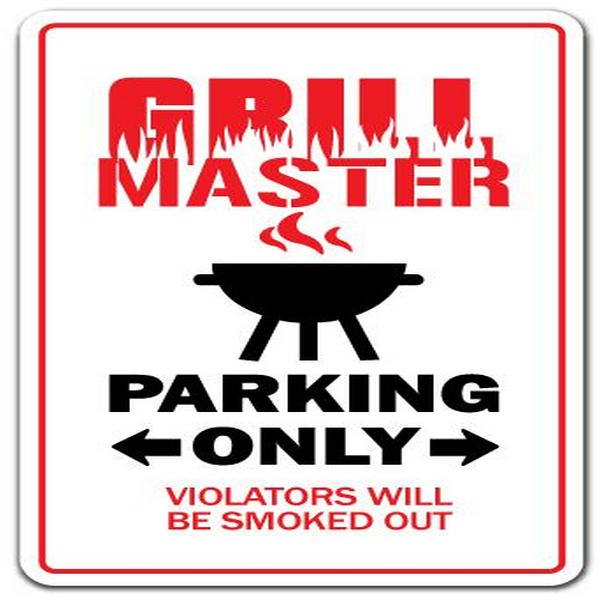 8 x 12 in. Decal - Grill Master - BBQ Cookout Tailgating Cook Dad Burger Hot Dogs -  SignMission, Z-Grill Master