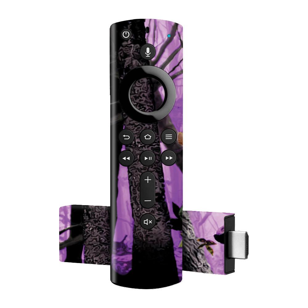 MightySkins AMFTV4K-Purple Tree Camo