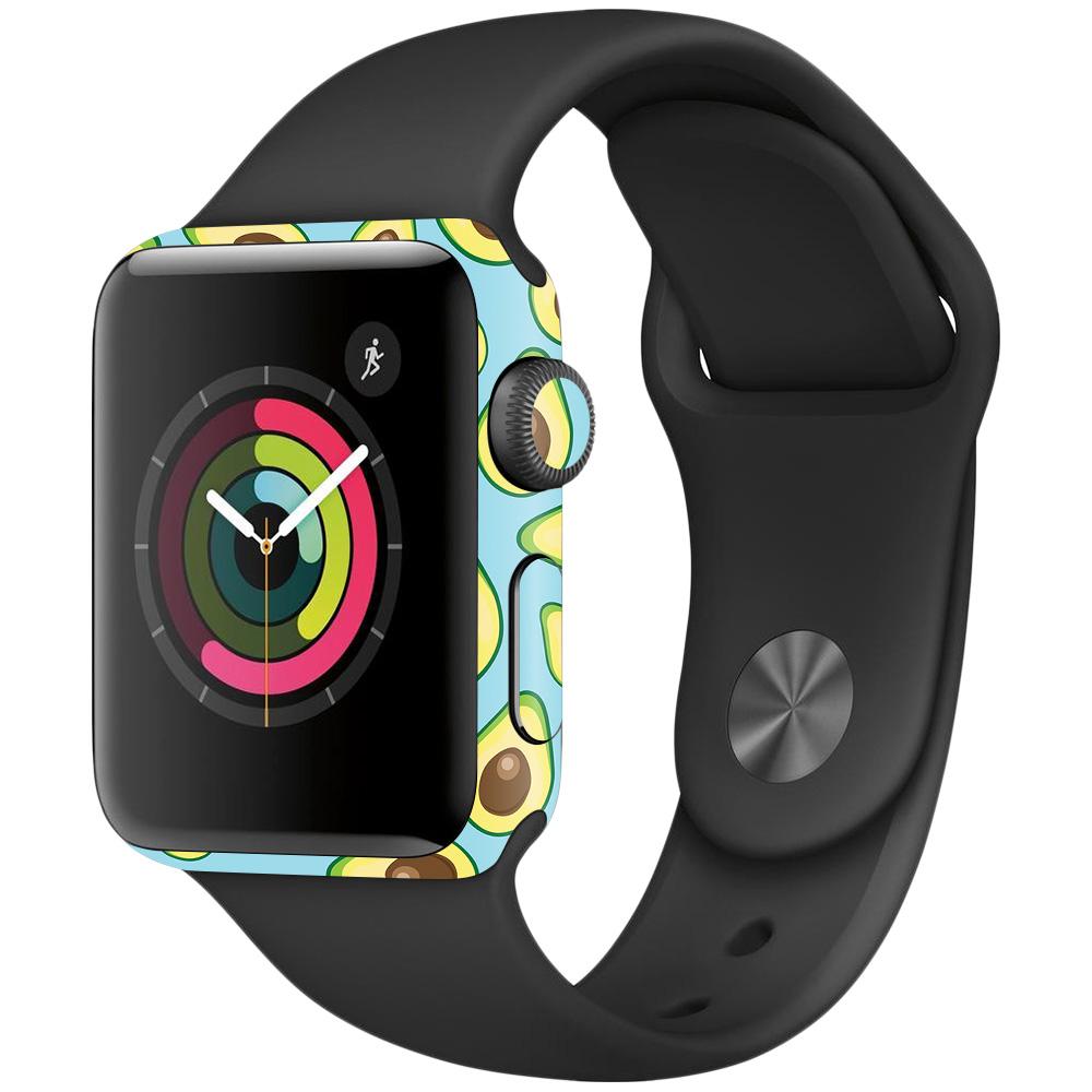 Picture of MightySkins APW382-Blue Avocados Skin Decal Wrap for Apple Watch Series 2 38 mm Sticker - Blue Avocados