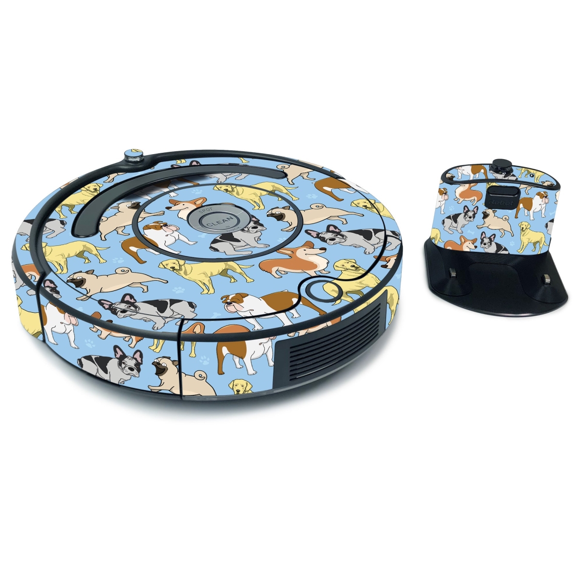 Picture of MightySkins IRRO675-Puppy Party Skin for iRobot Roomba 675 Max Coverage - Puppy Party