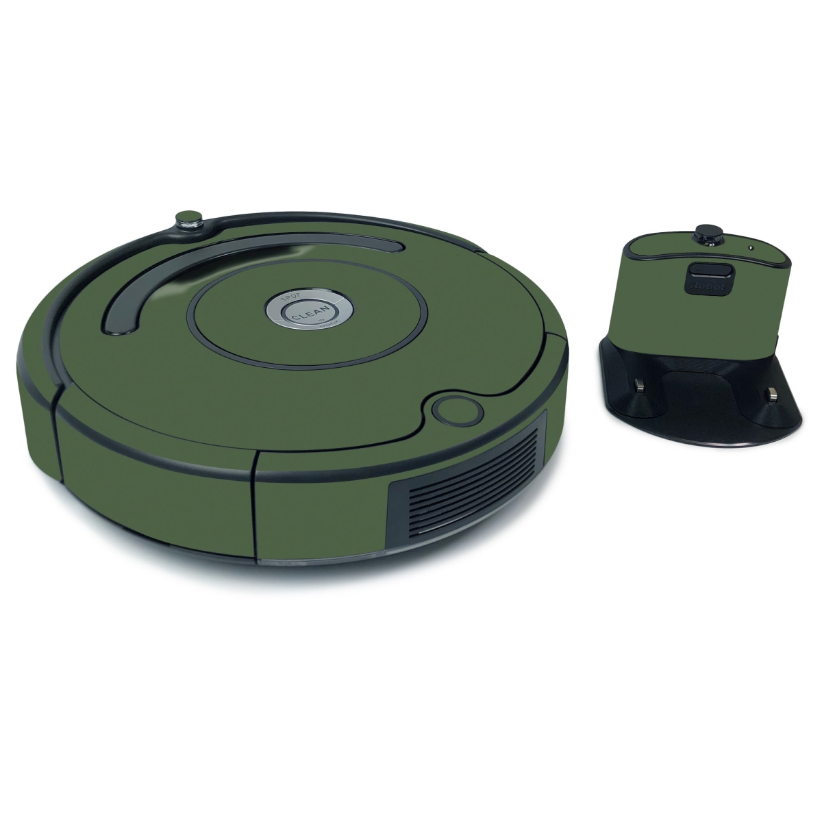 Picture of MightySkins IRRO675-Solid Olive Skin for iRobot Roomba 675 Max Coverage - Solid Olive