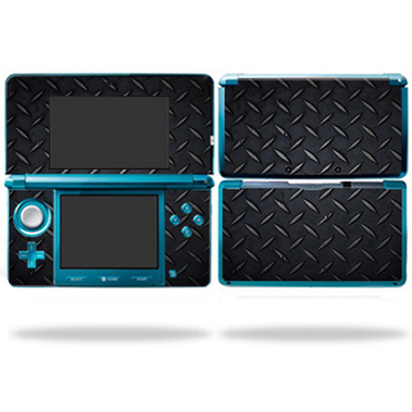 MightySkins 3DS-Black Diamond Plate