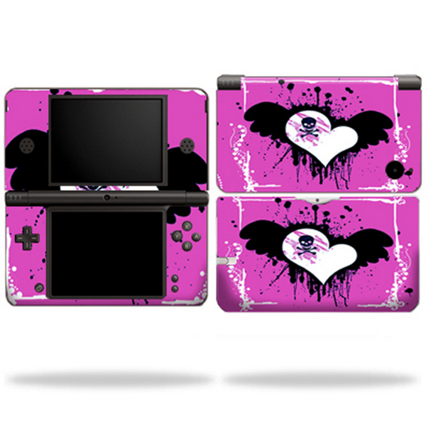 DSIXL-Poison Heart Skin Compatible with Nintendo DSi XL Wrap Sticker - Poison Heart -  MightySkins