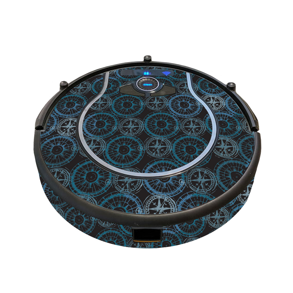 Picture of MightySkins SHIO750MIN-Compass Tile Skin for Shark Ion Robot 750 Vacuum Minimal Coverage - Compass Tile