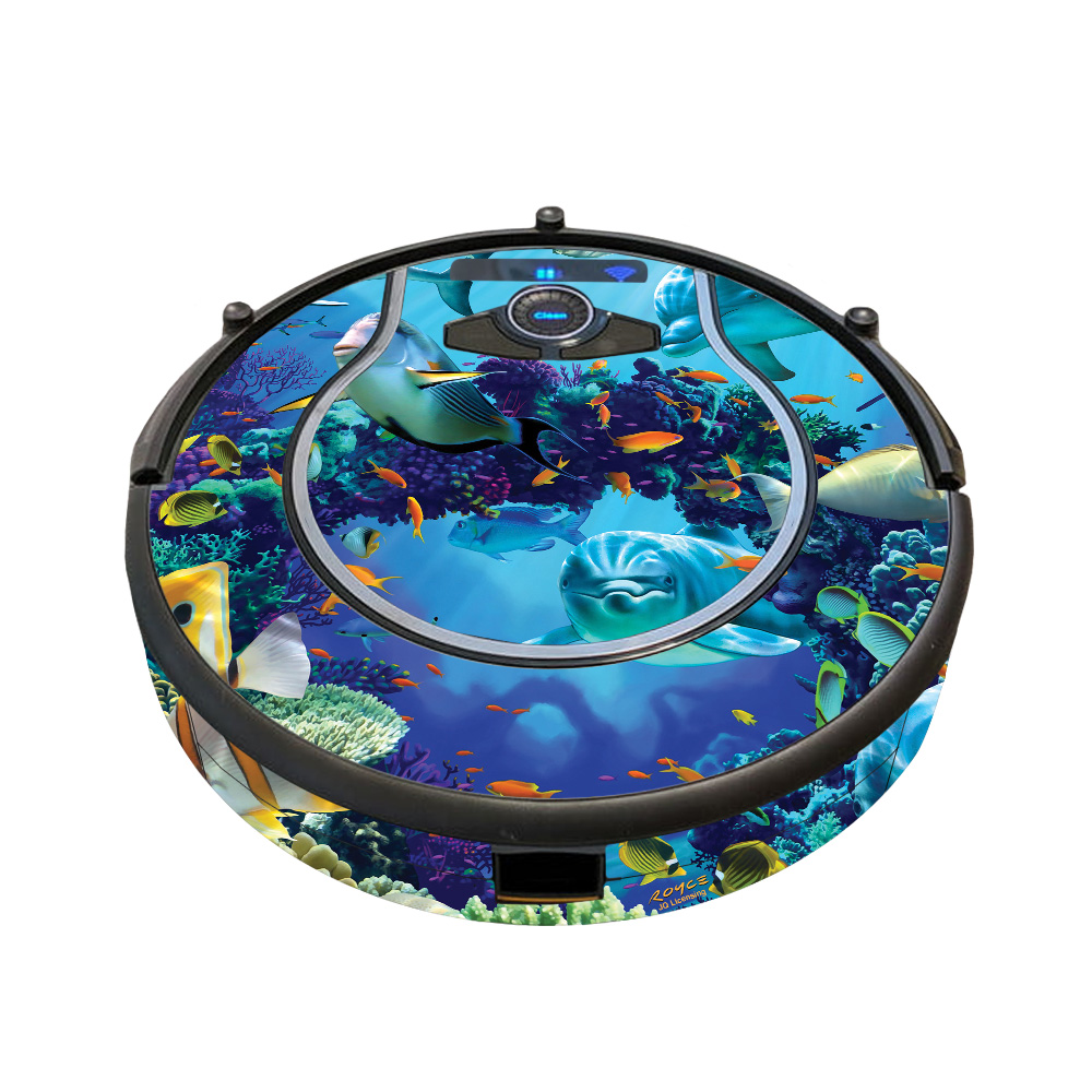 Picture of MightySkins SHIO750MIN-Ocean Friends Skin for Shark Ion Robot 750 Vacuum Minimal Coverage - Ocean Friends