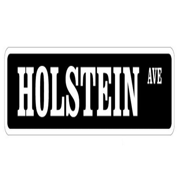 30 in. Holstein Street Sign - Cattle Dairy Milk Farmer Farm -  Amistad, AM3934912