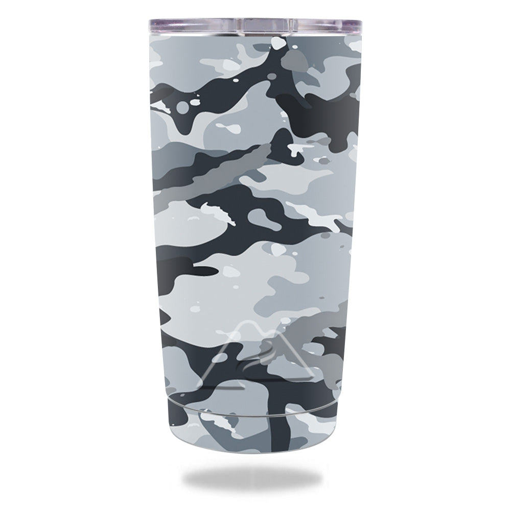 Picture of MightySkins OZTUM20-Gray Camouflage Skin for Ozark Trail 20 oz Tumbler 2016 - Gray Camouflage