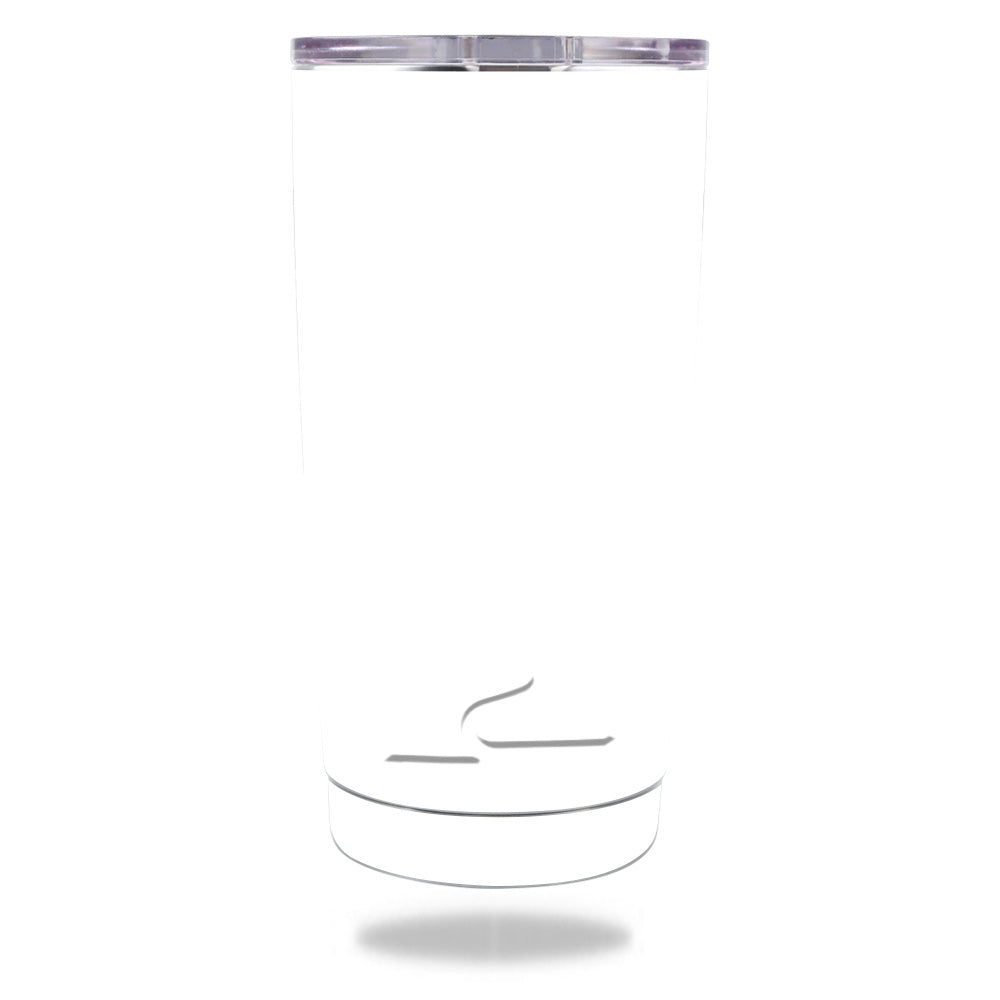 Picture of MightySkins OZTUM20-Solid White Skin Compatible with Ozark Trail 20 oz Tumbler 2016 - Solid White