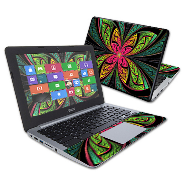 ASCH11-Trip Out Skin Compatible with Asus Chromebook 11.6 in. C200MA Wrap Cover Sticker - Trip Out -  MightySkins