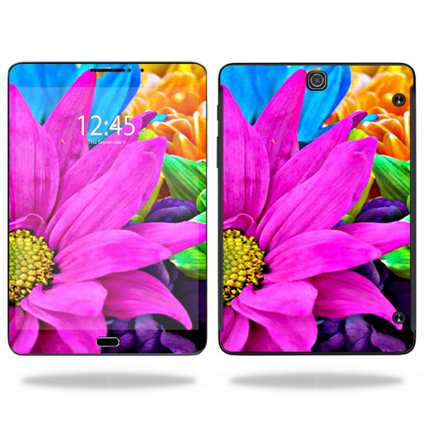 SAGTABS29-Colorful Flowers Skin Compatible with Samsung Galaxy Tab S2 9.7 T810-T815 Screen Wrap Cover Sticker - Colorful Flowers -  MightySkins