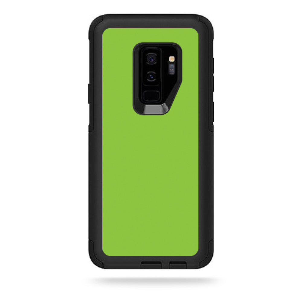 Picture of MightySkins OTCSGS9PL-Solid Lime Green Skin for OtterBox Commuter Galaxy S9 Plus - Solid Lime Green