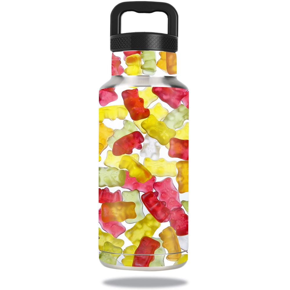 Picture of MightySkins OZBOT36-Gummy Bears Skin for Ozark Trail Water Bottle 36 oz Gummy Bears