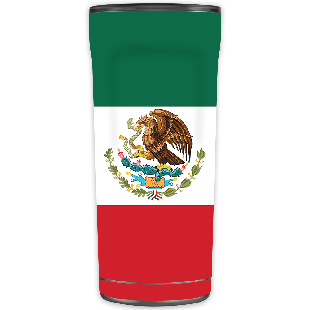 Picture of MightySkins OTEL20-Mexican Flag Skin for OtterBox Elevation Tumbler 20 oz - Mexican Flag