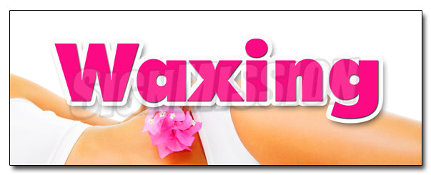 36 in. Waxing Decal Sticker - Brazilian Wax European Body Waxing Women Spa Salon -  Amistad, AM3923568