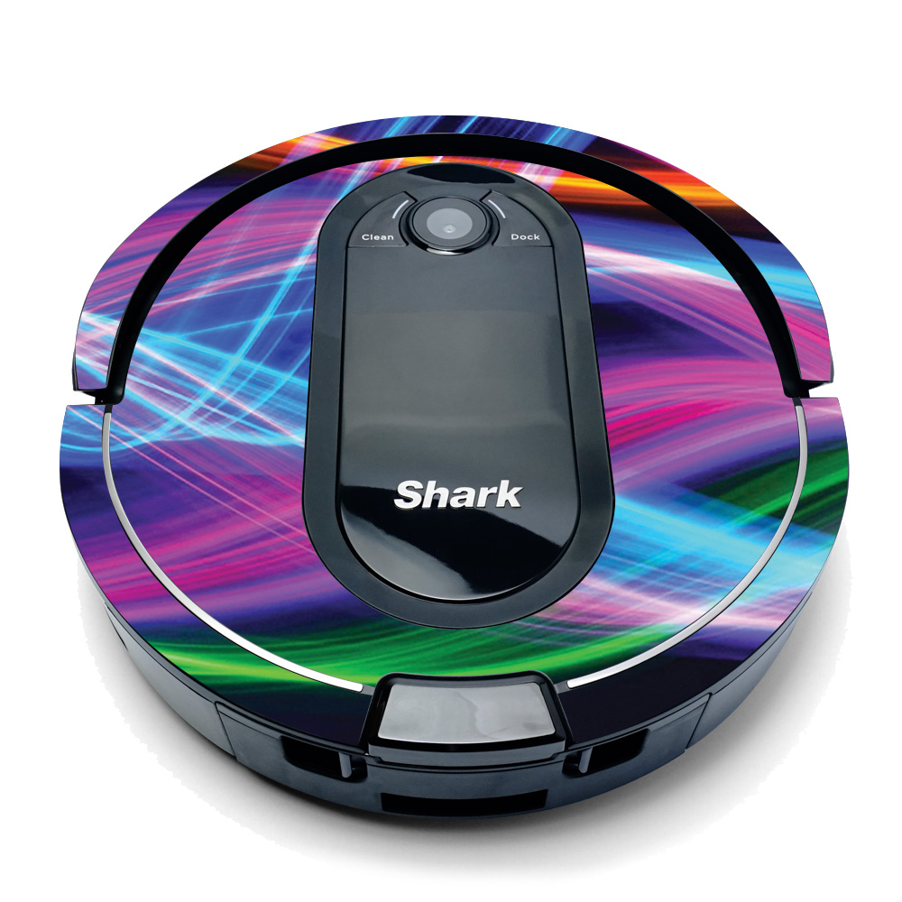 Picture of MightySkins RV1001AETO-Light Waves Skin for Shark IQ Robot Top Only Coverage - Light Waves