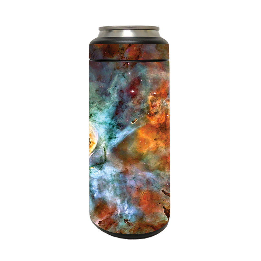 Picture of MightySkins YERM12COLSL-Space Cloud Skin Compatible with YETI Rambler 12 oz Colster Slim Can - Space Cloud
