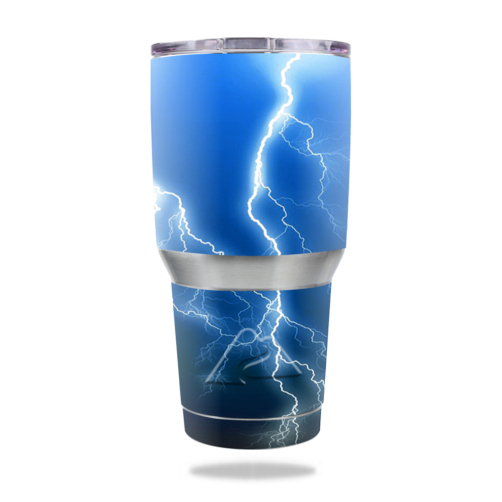 Picture of MightySkins OZTUM30-Lightning Storm Skin for Ozark Trail 30 oz Tumbler - Lightning Storm