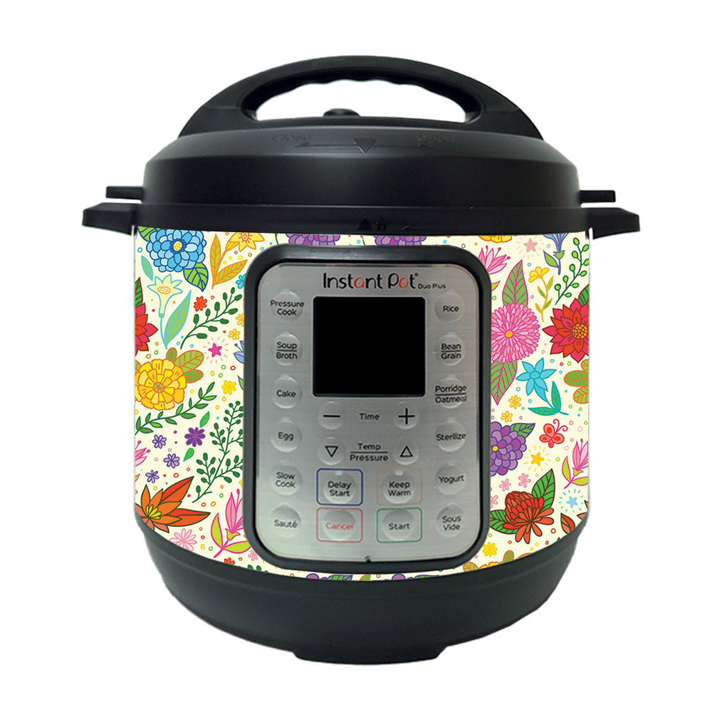 Picture of MightySkins INPTDO6QT-Flower Garden Skin Compatible with Instant Pot Duo 6 qt. - Flower Garden